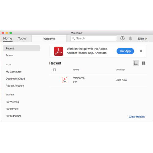Налаштування Adobe Acrobat Pro на Mac